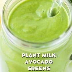 liver detox smoothie pin with ingredients.