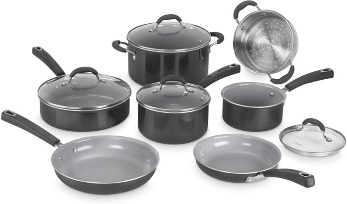 cuisinart ceramic cookware set.