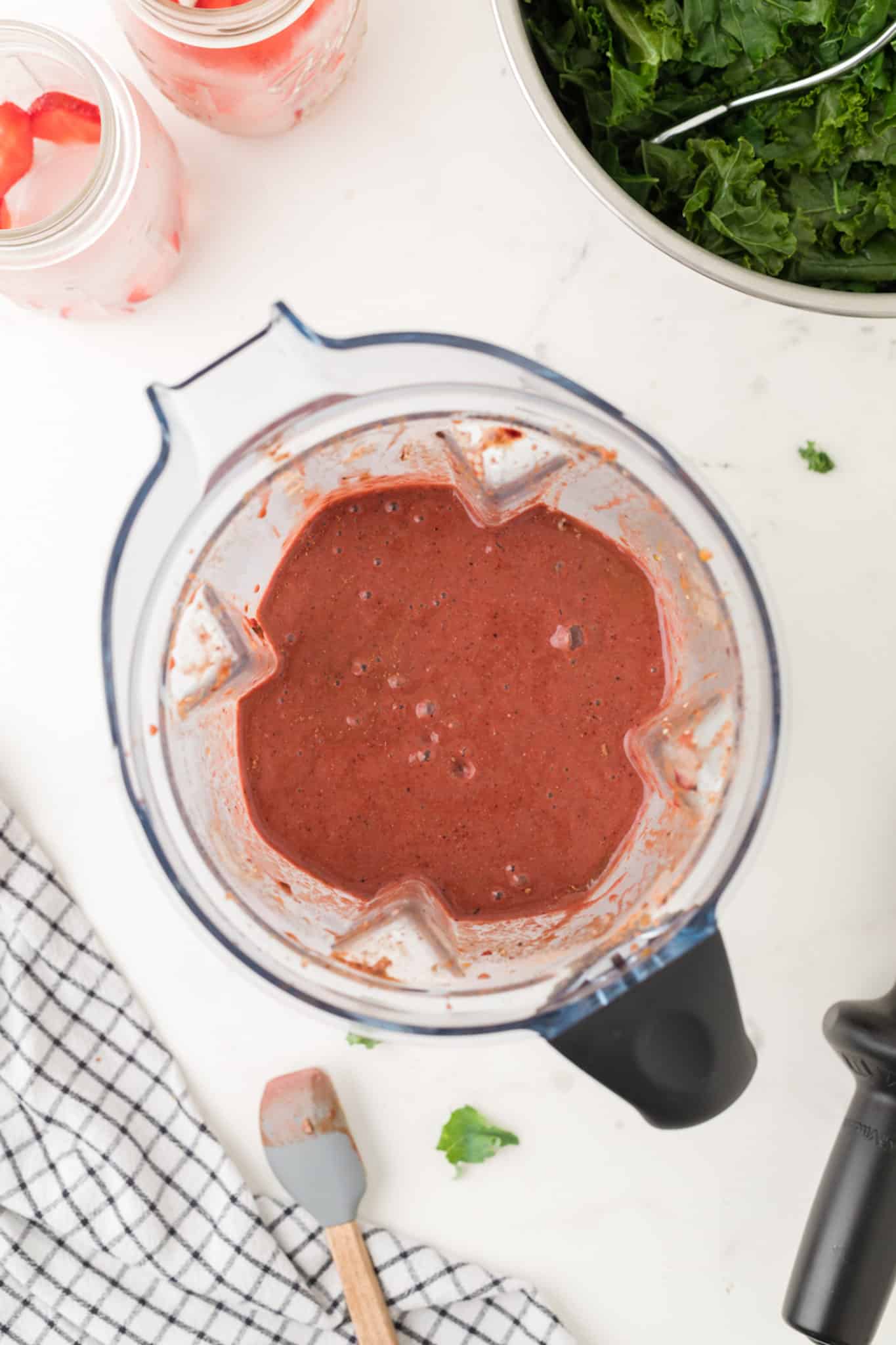 smoothie blended in vitamix