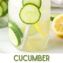 cucumber ginger lemon water