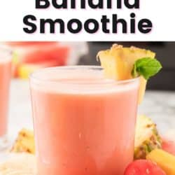 watermelon banana smoothie pin