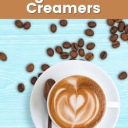 best vegan coffee creamers pin