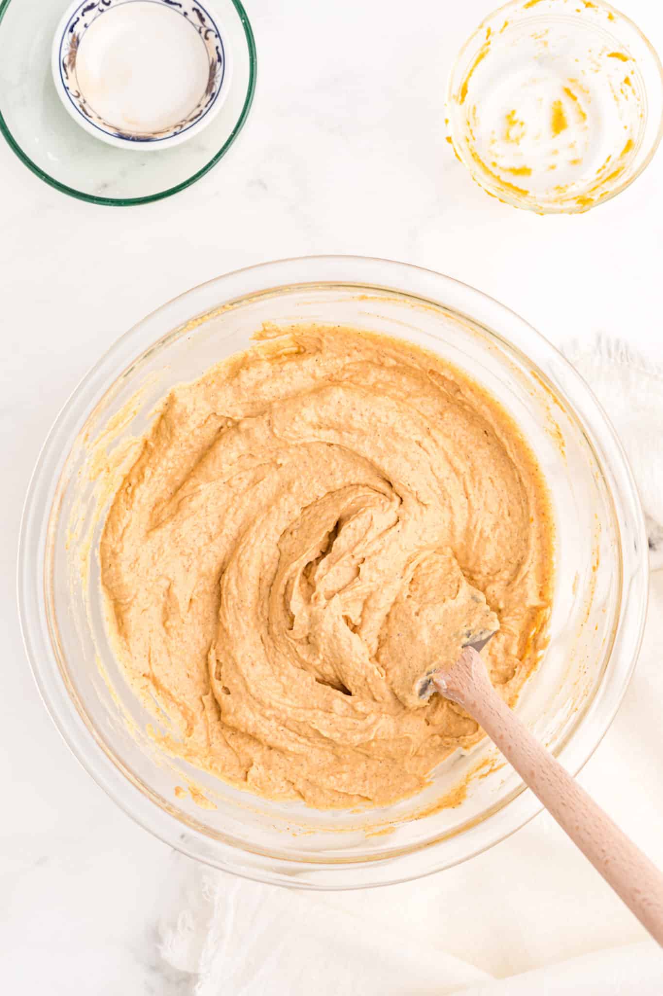 a bowl of pumpkin fluff.