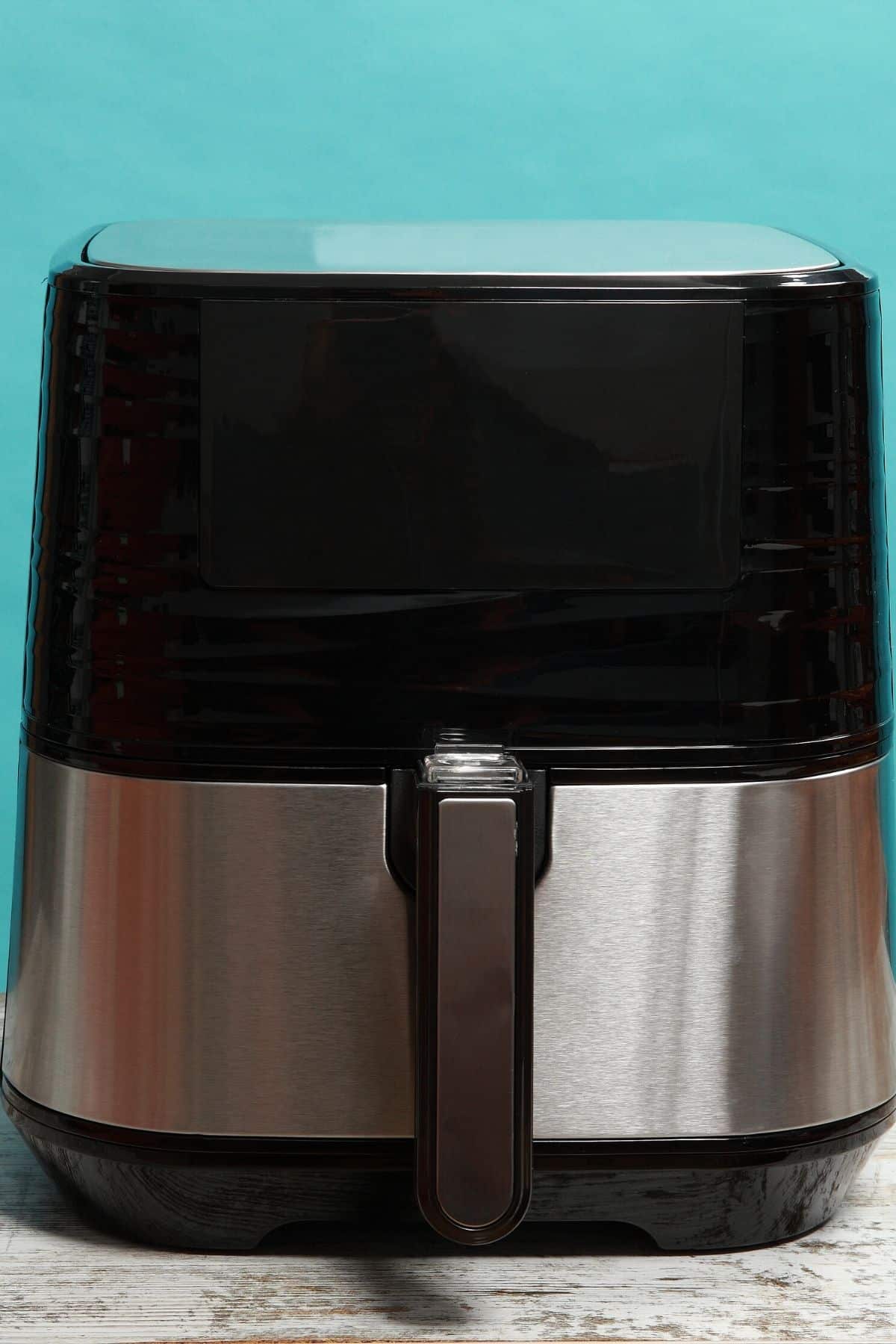 air fryer on a countertop.