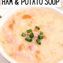 a bowl of potato soup