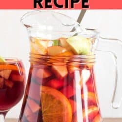 non alcoholic sangria recipe pin.