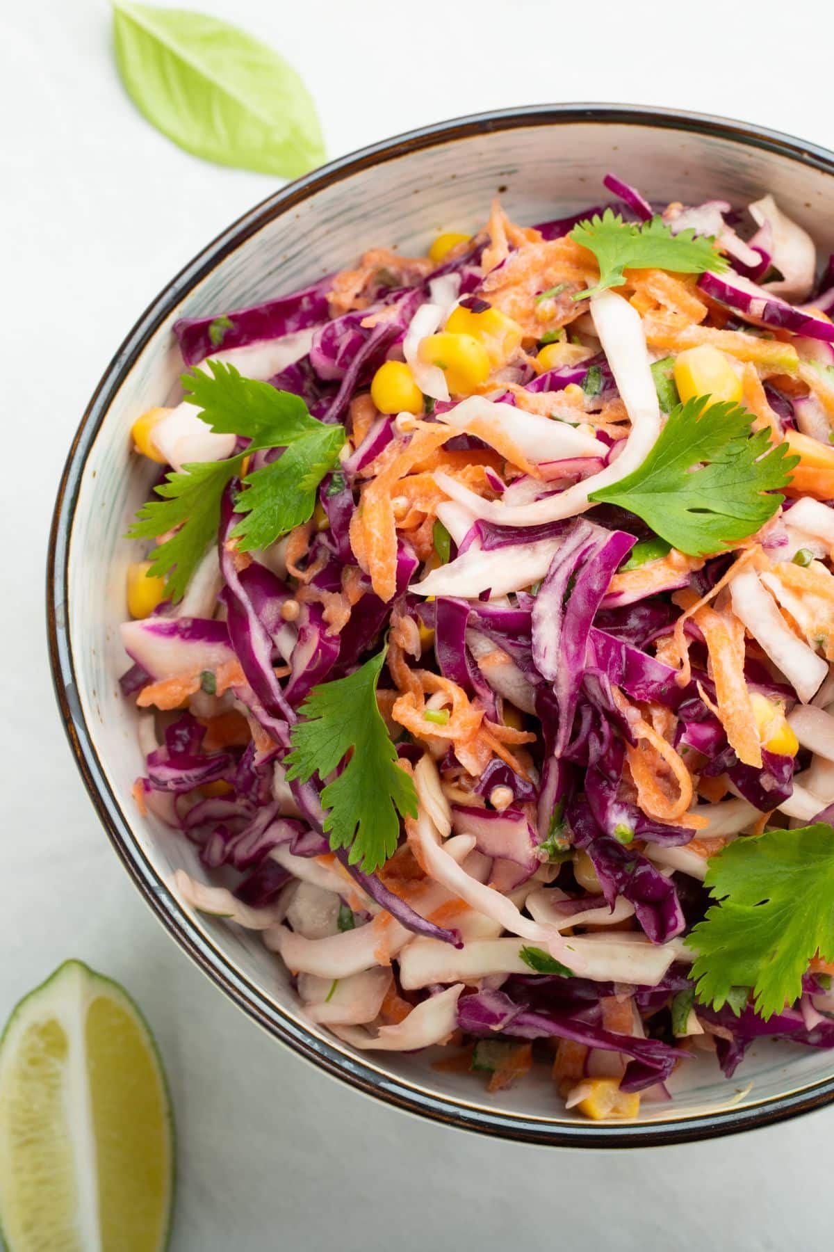 Bowl of sauerkraut.
