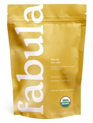 a bag of Fabula Coffee.