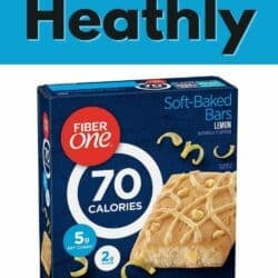 a box of lemon Fiber One bars.