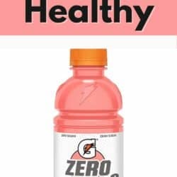 a bottle of Gatorade Zero in Strawberry Kiwi flavor.