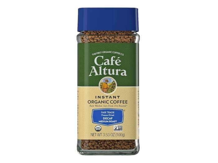 cafe altura instant decaf coffee.
