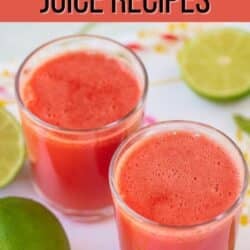 best summer juice recipes pin.
