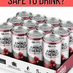 is amin.o energy safe to drink pin.